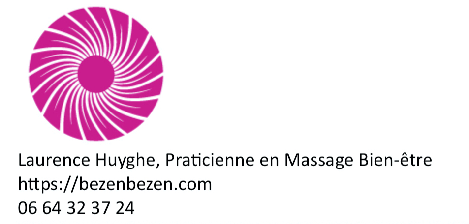 Logo Laurence Huyghe, praticienne en massages bien-être
