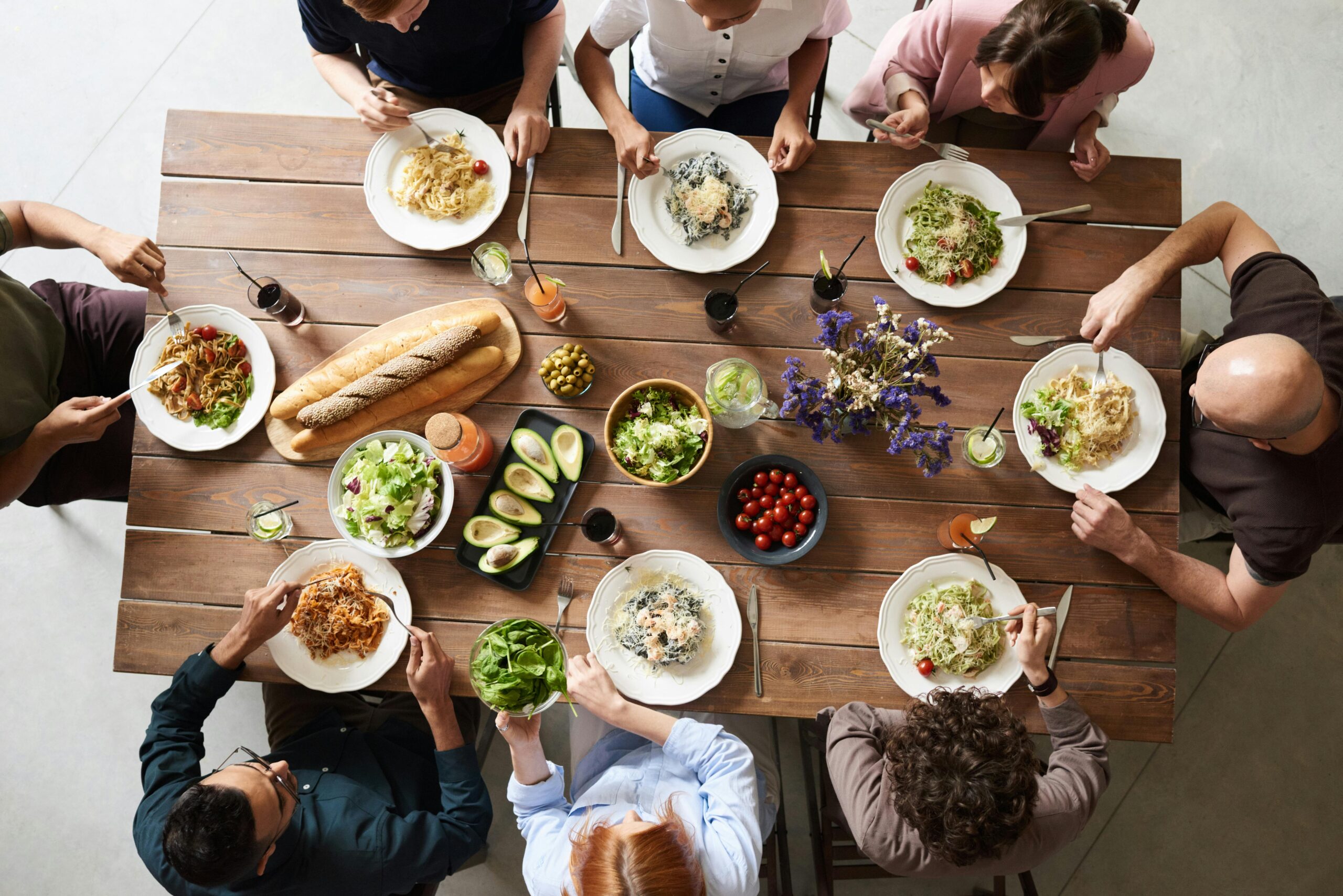 La cuisine à domicile - Repas entre amis 